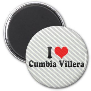 I Love Cumbia Villera Magnets