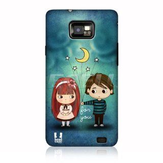 Head Case Designs Give You The Moon And Stars Cute Emo Love Hard Back Case Cover For Samsung Galaxy S2 II I9100 Cell Phones & Accessories