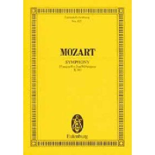 Symphony No. 39 in E flat Major, K. 543 (Edition Eulenburg) Wolfgang Amadeus Mozart 0073999481792 Books