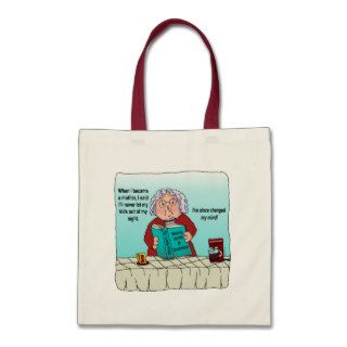 When I Became a Mother Funny Humorous Maw Tote Bag