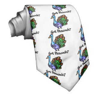 Got Peacock Tie