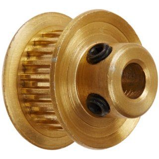 Gates PB22MXL025 PowerGrip Aluminum Timing Pulley, 2/25" Pitch, 22 Groove, 0.560" Pitch Diameter, 3/16" to 3/16" Bore Range, For 1/8", 3/16" and 1/4" Width Belt