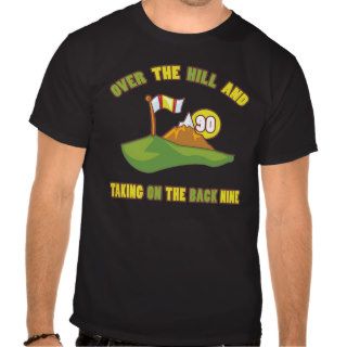 90th Birthday Golfer's Gift Shirts