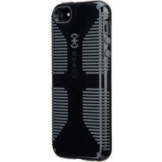 Speck Products CandyShell Grip Case for iPhone 5 & 5S   Retail Packaging   Black/Slate Grey Cell Phones & Accessories