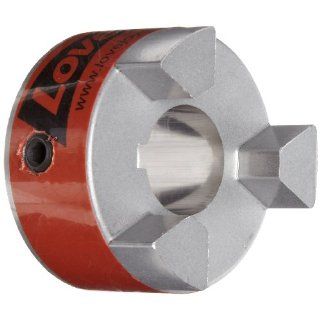 Lovejoy 11089 Size L095 Standard Jaw Coupling Hub, Sintered Iron, Inch, 0.875" Bore, 2.11" OD, 1" Length Through Bore, 561 in lbs Max Nominal Torque, 0.188" x 0.094" Keyway Spider Couplings