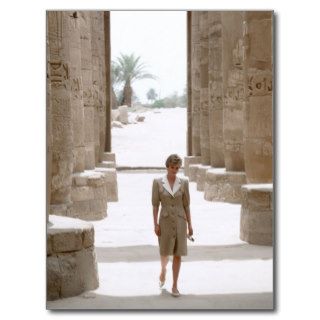 No.84 Princess Diana Luxor Egypt 1992 Post Cards
