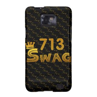 713 Area Code Swag Samsung Galaxy S Cases