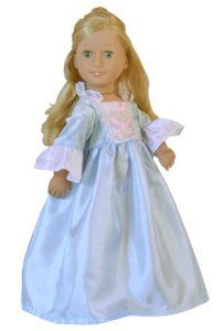 Blue Pauper Doll Dress Toys & Games