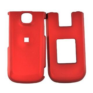 For Nokia 2720 Rubberized Hard Case Cover Skin Red Cell Phones & Accessories