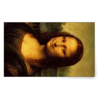 Mona Lisa Rectangle Sticker