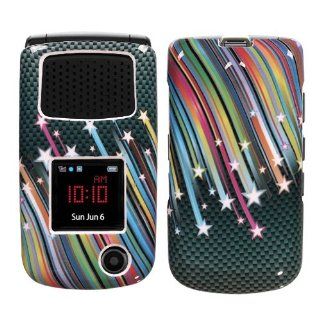 Rainbow Star Snap On Hard Cover for Samsung Rugby II A847 AT&T Protector Case Cell Phones & Accessories