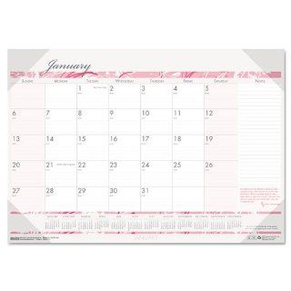 HOD1466   Breast Cancer Awareness Monthly Desk Pad Calendar  Office Desk Pad Calendars 