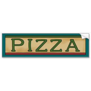 Pizza Man Bumper Stickers