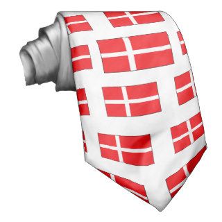Danish Flag T shirts and Gifts Neck Wear