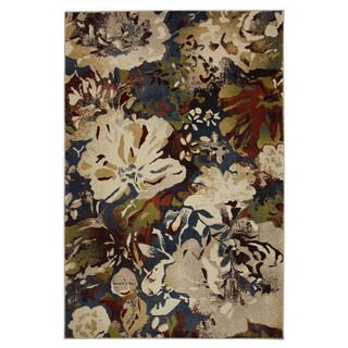 Watercolor Lagoon Rug (8' x 10') 7x9   10x14 Rugs