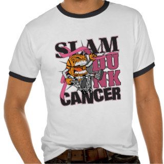 Breast Cancer   Slam Dunk Cancer T Shirts