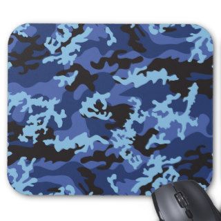 Custom Blue Camo Mousepad