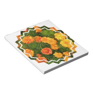 Marigold Flowers Notepad