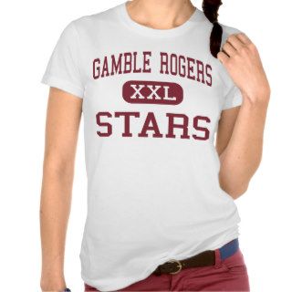 Gamble Rogers   Stars   Middle   Saint Augustine T Shirts
