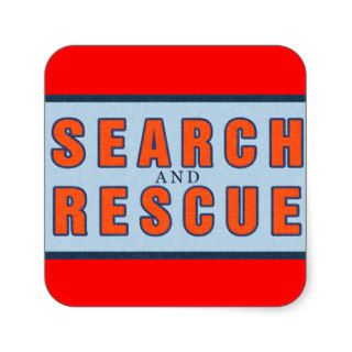 13119 SEARCH AND RESCUE OCEAN FOREST WORK VOLUNTEE STICKER
