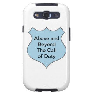Above and Beyond the Call of Duty Badge Samsung Galaxy S3 Cover