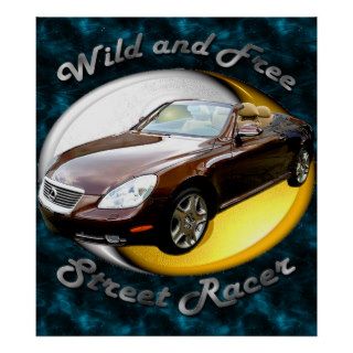 Lexus SC430 Blue Nebula Poster