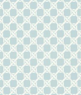 Kenneth James 566 44914 Echo Design Lattice Light Blue Trellis Wallpaper    