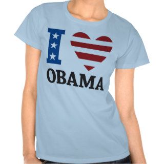 I Love Obama T shirt