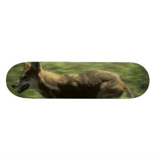Red Wolf Pup Skate Decks