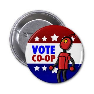 Vote for Co Op Pin