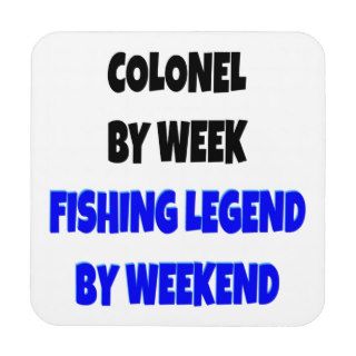 Fishing Legend Colonel Drink Coasters