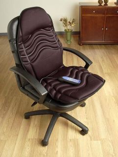 Salton SEAT9942 10 motor Seat Topper with Heat (Refurbished) Heat Therapy