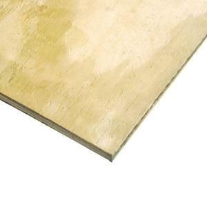 3/8 in. x 4 ft. x 8 ft. T1 11 Pressure Treated Plywood 273144