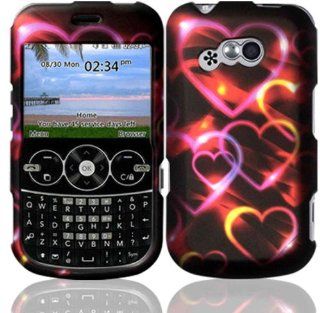 Colorful Hearts Design Hard Case Cover for LG 900G Cell Phones & Accessories