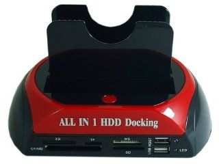Wlx 875 Multifunctional HDD Dock Support 2.5 3.5 Inches IDE Sata Support up to 64 Memory Cards Computers & Accessories