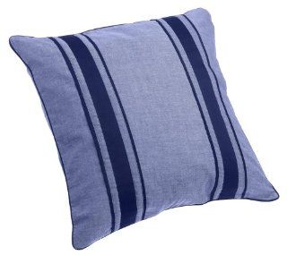 Nautica Seagrove 18 by 18 Inch Decorative Pillow, Navy   Throw Pillows