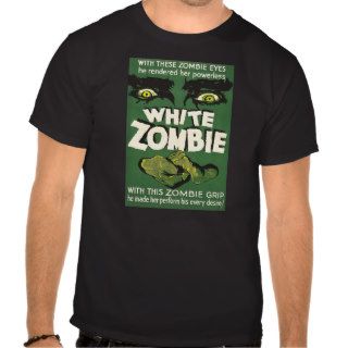 Halloween Vintage White Zombie T Shirt