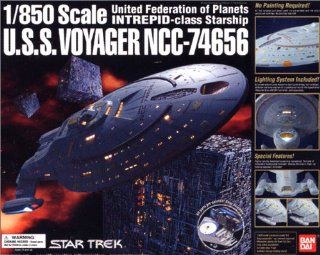Star Trek U.S.S.voyager Ncc 74656 1/850 Bandai Toys & Games