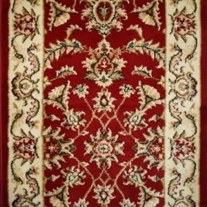 Nance Carpet and Rug Mondo Red 27 in. x 20 ft. Woven Carpet Runner RMR20H