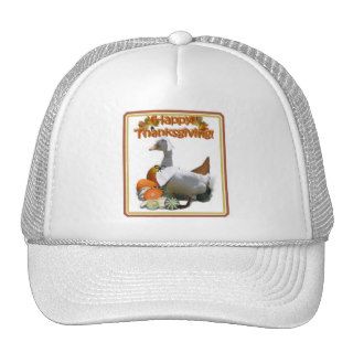 Thanksgiving White Duck Pilgrim Girl Hat