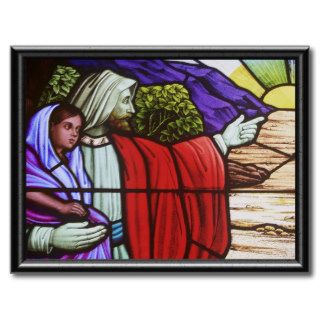 Mary and Joseph Nativity card Postcards