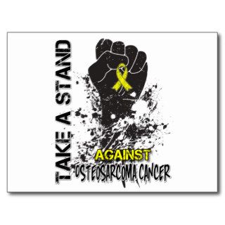 Take a Stand Against Osteosarcoma Postcard