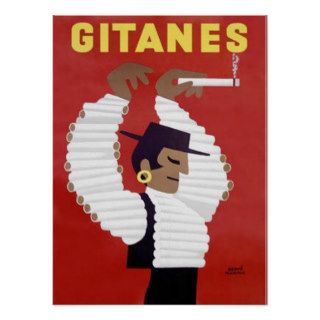 Gitanes Cigarettes Poster