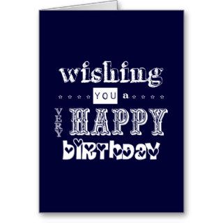 Wishing You a Very Happy Birthday Card