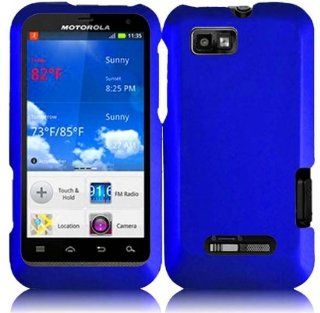 For Motorola Defy XT556 Hard Cover Case Blue Accessory Cell Phones & Accessories