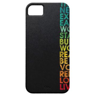 Famous Quotes iPhone 5 Cover