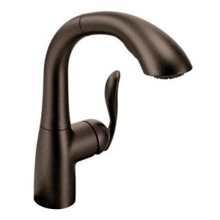 MOEN Arbor Single Handle Pull Out Sprayer Kitchen Faucet in Oil Rubbed Bronze 7294ORB
