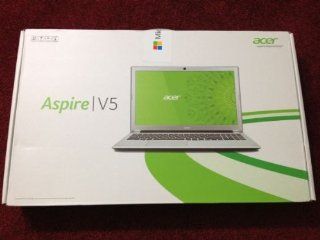 Acer Aspire V5 571 6806 15.6" LAPTOP(Core i5 3317U, 6GB RAM, 750GB HDD, Windows 8, 802.11a/g/n, webcam) Silver  Laptop Computers  Computers & Accessories