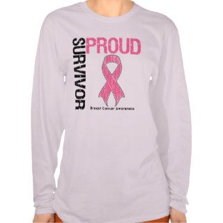 Proud Survivor   Breast Cancer Tee Shirts