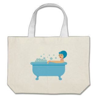 Retro Bubble Bath Girl Bag